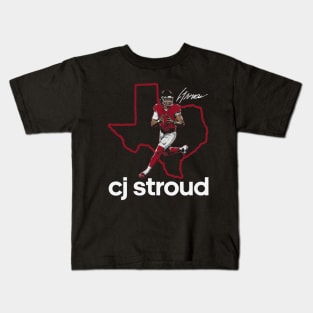 C.J. Stroud State Outline Kids T-Shirt